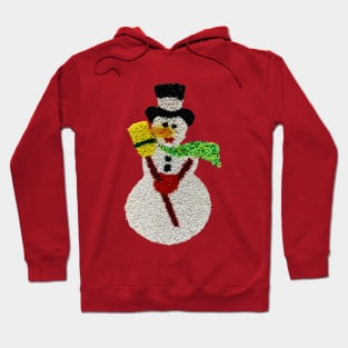 Christmas Popcorn Snowman Hoodie